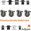Premium Ersatz-Rollen Set mit 100mm Durchmesser - Passend Produktbild-Vorschau 2