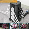 12 Fach Mehrfachsteckdose mit 4 USB Steckdosenturm Produktbild-Vorschau 5