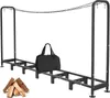 Kaminholzregal Brennholzregal Aussen, 235x31.5x116cm Metall Produktbild-Vorschau 2