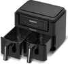 Heißluftfritteuse XXL doppel Airfryer 1750W 7,6L 2x 3,8L Produktbild-Vorschau 1