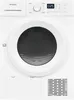 A front view of a white Exquisit tumble dryer. Produktbild-Vorschau