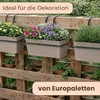 Blumenkasten Balkon 3er Set Balkonkasten mit Halterung Produktbild-Vorschau 3