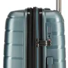 A close-up view of a teal suitcase. Anteprima dell’immagine prodotto