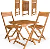 CASARIA® Balkonmöbel Set 2 Personen Wetterfest Holz Produktbild-Vorschau 10