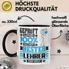 Lehrer Geschenk Lustiger Spruch für Lehrer Geschenkidee Produktbild-Vorschau 3