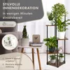 TTL HOME Pflanzenregal TOWER mit Rollen 5 Etagen 112cm Holz Produktbild-Vorschau 6