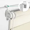 Close-up of a roller blind mechanism and fabric. Produktbild-Vorschau