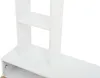 A close-up view of a white shelf unit, showing a drawer opening. Náhľad obrázku produktu
