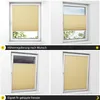 Pure Plissee, Premium, Polyester-Stoff, 75 x 110 cm, beige Produktbild-Vorschau 6