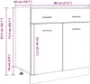 "2026 Promotion" Buffetschrank Küche, SchubUnterschrank, Produktbild-Vorschau 12