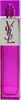 Länglicher, transparenter Flakon in kräftigem Pink mit silberner Manschette und eingraviertem YSL-Logo, moderner Sprühkopf sichtbar. Produktbild-Vorschau