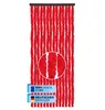 Flauschvorhang Rot 56x185 cm – Unistreifen Türvorhang, Produktbild-Vorschau 5