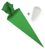 itenga Set Grün Bastelschultüte Rohling 70 cm rund + Produktbild-Vorschau 2