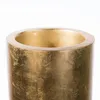 Gilde Übertopf XXL, "Konus", Fiberglas, Poly, goldfarben, Produktbild-Vorschau 6