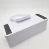 A white cable management box with a small tray on top, shown from a side angle against a white background. Anteprima dell’immagine prodotto