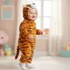 Onesie Kigurumi Romper Schlafanzug Kostüm für Baby Tiger: Produktbild-Vorschau 6