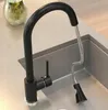 Miscelatore da cucina con bocca estraibile, nero, Anteprima dell’immagine prodotto 8
