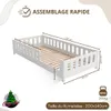Crazy Pine Lit d'enfant 140x200 cm - Lit de sol Montessori Voir les images du produit 2