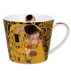 DUO ART GALLERY Becher 610 ml THE KISS BROWN New Bone China Produktbild-Vorschau 2