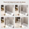 S'AFIELINA Paroi de douche pliante 130x140cm Paroi de Voir les images du produit 8
