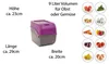 Novaliv Gemüseboxen Kartoffelboxen Vorratsbehälter 3,5l bis Produktbild-Vorschau 2