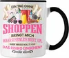 Trendation - Shoppen Tasse Geschenk Shopping-Sucht Frauen Produktbild-Vorschau 1