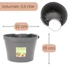 Blumentopf für Regenrohr Fallrohr Blumentopf Regenrohr Produktbild-Vorschau 2