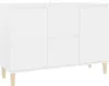 vidaXL Príborník biely 103,5x35x70 cm odvodený výrobok z Náhľad obrázku produktu 2