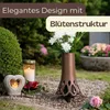 A grave decoration with a vase and candles. Produktbild-Vorschau