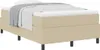 vidaXL Boxspringbett Hellgrau und Weiß 120 x 190 cm Produktbild-Vorschau 2
