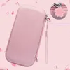 A pink carrying case with cherry blossom embossing and a cherry blossom zipper pull. Produktbild-Vorschau