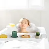 Relaxdays Badewannenablage, ausziehbar 55,5–78 cm, Produktbild-Vorschau 2