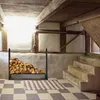 Relaxdays Kaminholzregal, HxBxT: 90x110x29 cm, Holzlege Produktbild-Vorschau 3