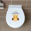 Deko Aufkleber Toilettendeckel – Lustiger Badezimmer Produktbild-Vorschau 4
