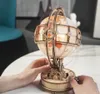 RoboTime 3D Puzzle mécanique en bois Globe lumineux Voir les images du produit 44