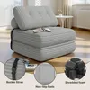 Schlafsofa BEALIFE 85x85x60 cm mit Rückenkissen & Produktbild-Vorschau 4