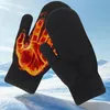 Winterhandschuhe Uni Fleece Thermo Einheitsgröße Schwarz Produktbild-Vorschau 4