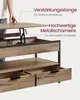 Mesa de centro con tapa elevable, mesa para el salón, Vista previa de la imagen del producto 6