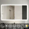 LED Badezimmer Spiegel mit Uhr Bluetooth Beschlagfrei Produktbild-Vorschau 2