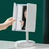 Skládací LED zrcátko na líčení, kompaktní zrcátko na líčení Náhled obrázku produktu 5