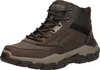 A single brown Skechers hiking boot is shown from a three-quarter angle against a white background. Voir les images du produit
