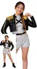 Set di costumi da Kpop Golden Hunter per bambini con giacca Anteprima dell’immagine prodotto 1
