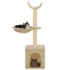 vidaXL Arbre à chat avec griffoirs en sisal 105 cm Beige Voir les images du produit 1