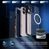 An exploded view of a phone case, showing its different layers and components. Produktbild-Vorschau