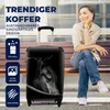 MuchoWow® Koffer Handgepäck Trolley Rollkoffer Kleine Produktbild-Vorschau 2
