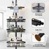 iropro Etagère de douche télescopique sans percer, Etagère Voir les images du produit 7