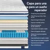 Colchón de 90x200 cm, con una altura de 30 cm, que incluye Vista previa de la imagen del producto 10