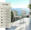 tectake® Gartenstühle Alcudia, wetterfest, stapelbar Produktbild-Vorschau 2