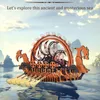 3D-Puzzle, Wikinger-Drachenschiff, ROKR, Holz, 229 Teile Produktbild-Vorschau 21