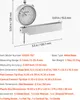 Comparateur VEVOR avec socle métallique, précision 0,03 mm, Voir les images du produit 7